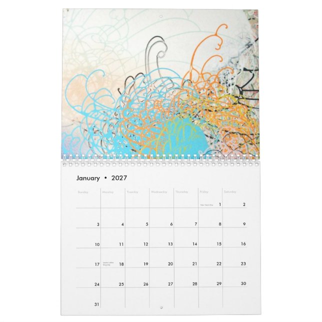 Greg Minah konstkalender Kalender (Jan 2027)