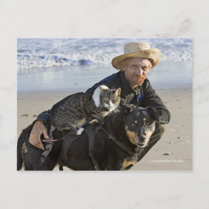 Greg Pike with Booger, Kattunge och Mousey Vykort
