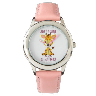 Gregor Giraffe, bara en flicka som Kärlek Giraffe Armbandsur