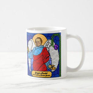 Gregor Mendel - målat glass Kaffemugg