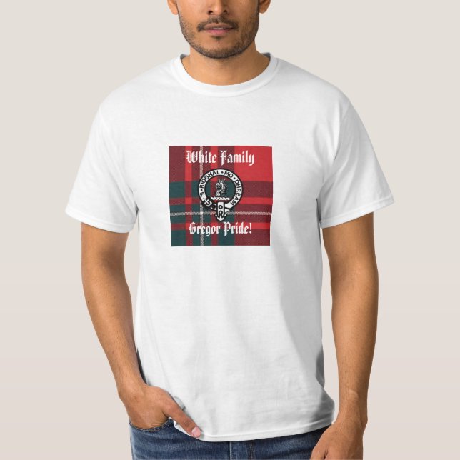 Gregor Pride! Efternamn T-shirt (Framsida)