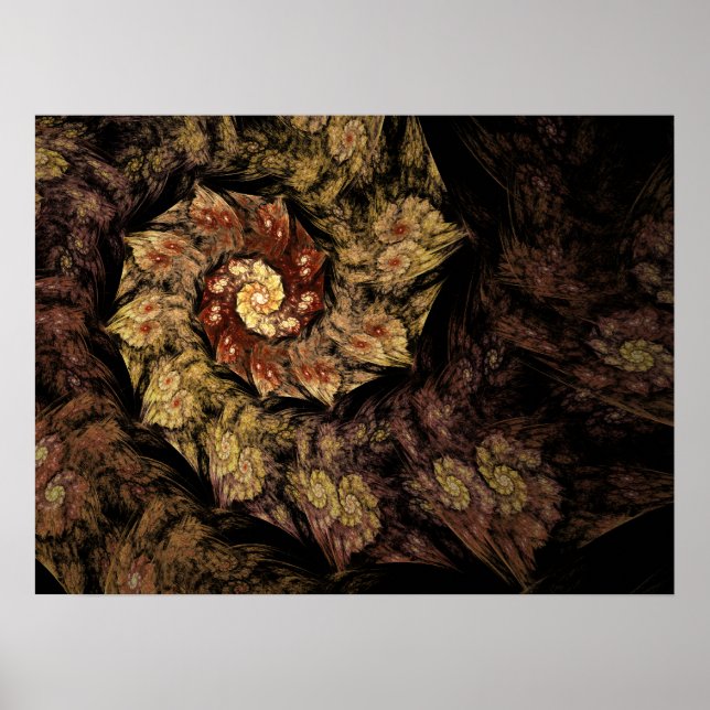 Gregorian Chant Fractal Poster (Framsidan)