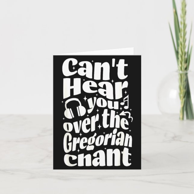 Gregorian Chant Funny Catholic Traditional Latin M Kort (Framsida)