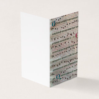 Gregorian chant-hälsningskort kort