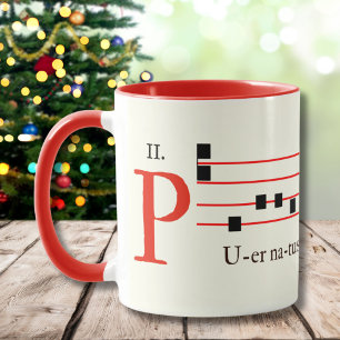 Gregorian Chant Latin Mass jul Medieval Mugg