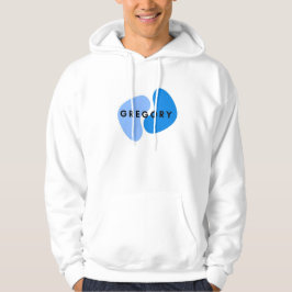 ’Gregory Blue’ White Hoodie