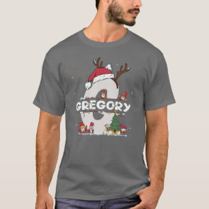 Gregory Christmasw Gregory Namn för roligt Julafto T Shirt