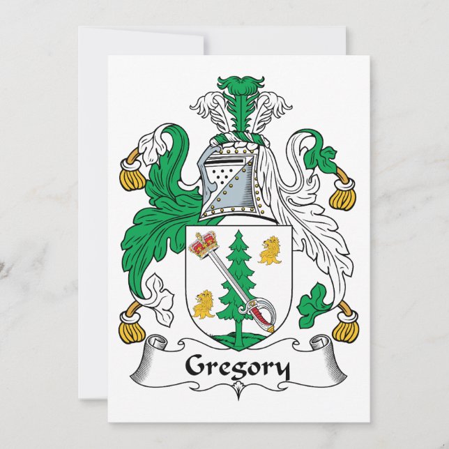 Gregory Family Crest (Framsida)