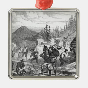 Gregory guld- Diggings, Colorado Julgransprydnad Metall
