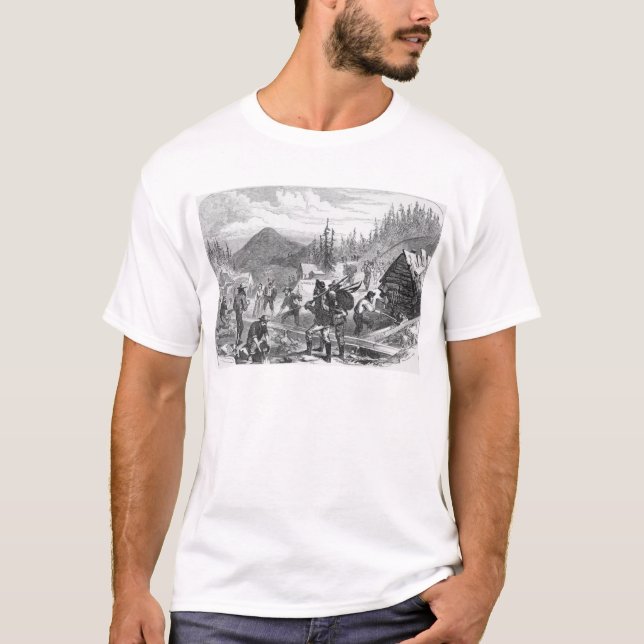 Gregory guld- Diggings, Colorado T-shirt (Framsida)