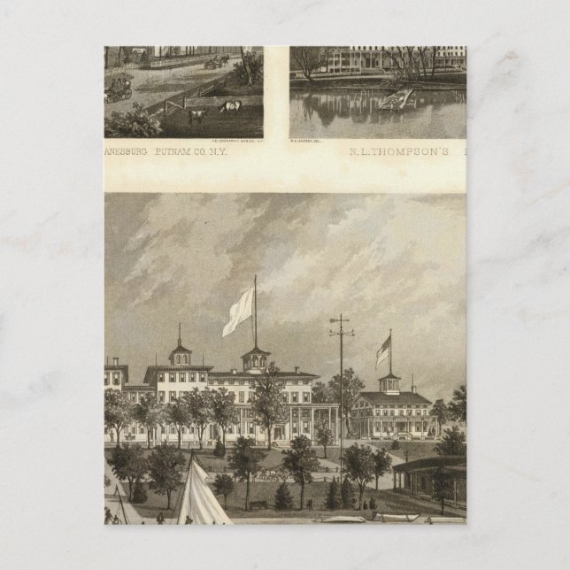 Gregory House, Doane, Thompson residences Vykort (Framsida)