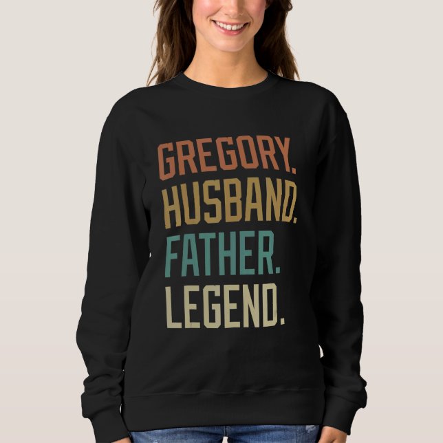 Gregory Make Make Legendarisk Fars Dag Retro T Shirt (Framsida)