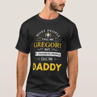 Gregory Namn Gift pappa T Shirt