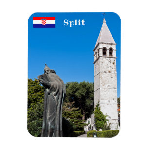 Gregory of Nin statue in Split - Dalmatia, Kroatie Magnet