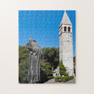 Gregory of Nin statue in Split - Dalmatia, Kroatie Pussel