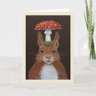 Gregory of the European Red Squirrel card Kort