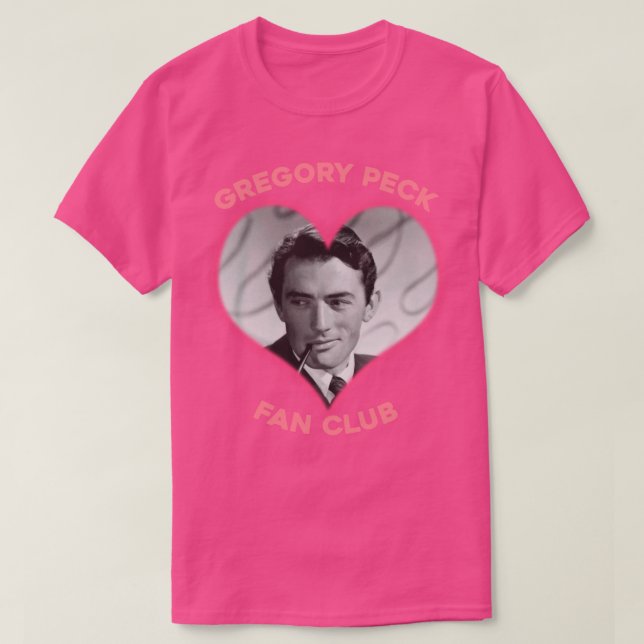 Gregory Peck Fläkt Klubb T Shirt (Design framsida)