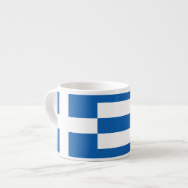 Gregrekiska Flagga Espresso Kopp Φι κ τ ζ ά ν ι mö Espressomugg