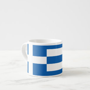 Gregrekiska Flagga Espresso Kopp Φι κ τ ζ ά Espressomugg