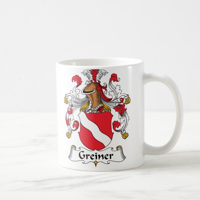 Greiner familjvapensköld kaffemugg (Höger)