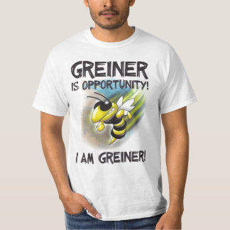 Greiner_is_opportunity_Cleaned_2 T-shirt