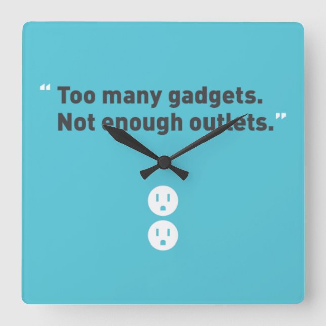 Grejer Fyrkantig Klocka (Framsida)