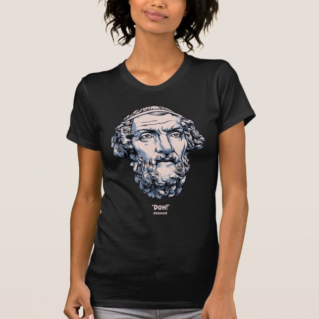 Grekcitationstecken - Homer T Shirt (Framsida)