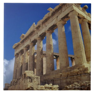 Greken fördärvar, acropolisen, Grekland Kakelplatta