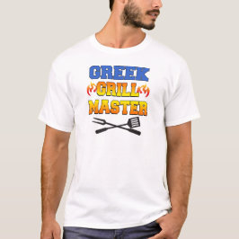 Greken grillar ledar- tee shirt