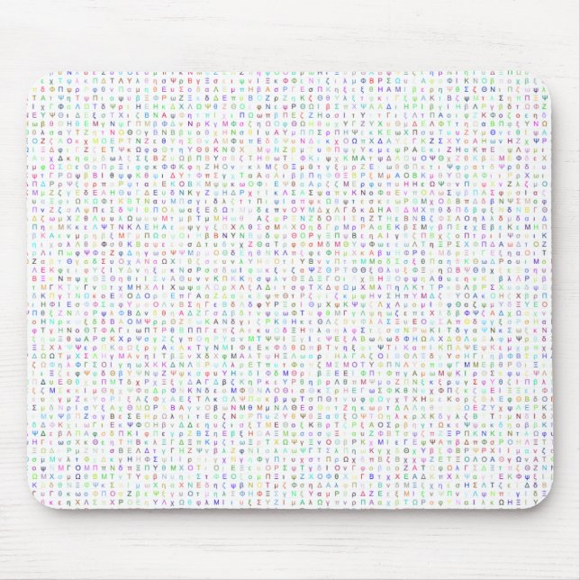 Greken märker Mousepad Musmatta (Framsidan)