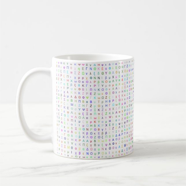 Greken märker muggen 11oz kaffemugg (Vänster)