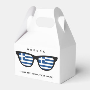 Greken skuggar beställnings- text, & färgfavöre presentaskar