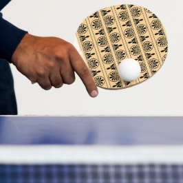 Grekisk arabesk medelhavsmönster Brun Pingisracket