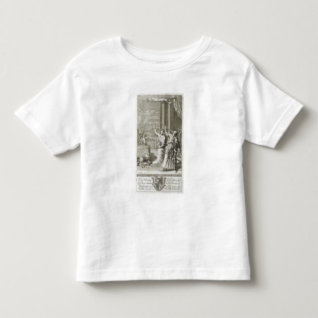 Grekisk astronom som studerar stjärnorna, tee shirt (Framsida)