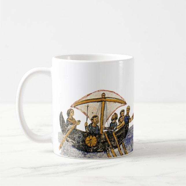 Grekisk brand kaffemugg (Vänster)