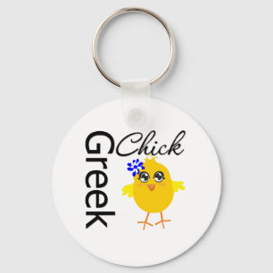 Grekisk chick nyckelring