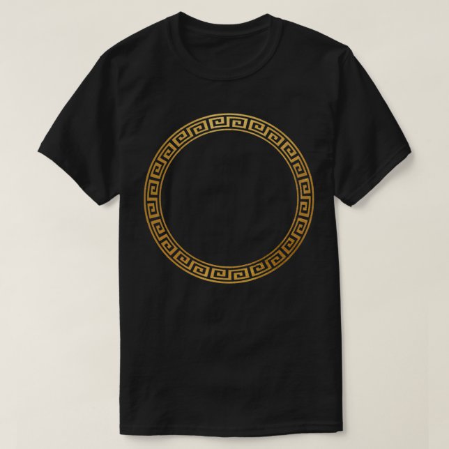 Grekisk cirkel t shirt (Design framsida)