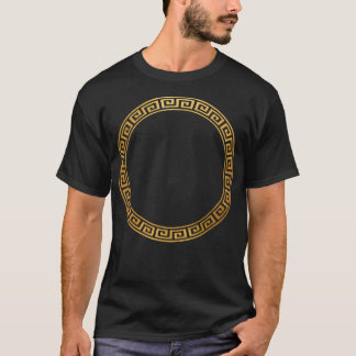 Grekisk cirkel t shirt
