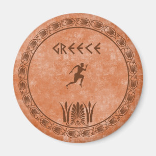 grekisk design för cyrcle magnet