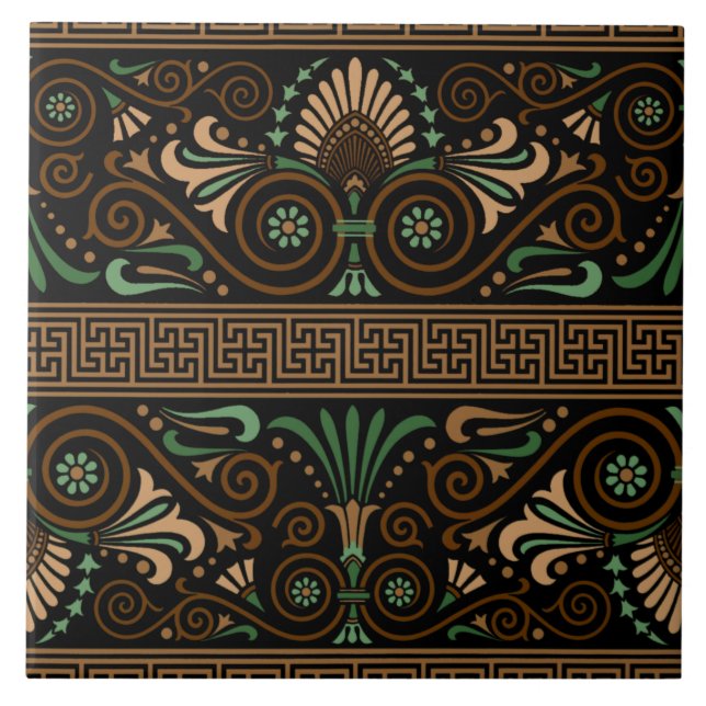 Grekisk design kakelplatta (Framsidan)
