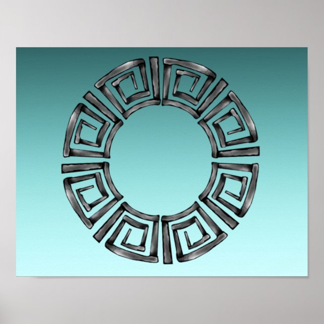 Grekisk design poster (Framsidan)