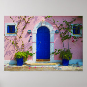 Grekisk dörr Nº3 Poster