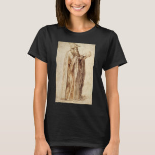 Grekisk filosof med människo skalle av Michelangel Tee Shirt