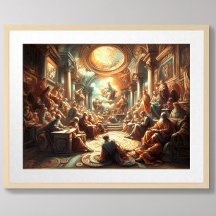 Grekisk filosofi Underbar Hall School Poster