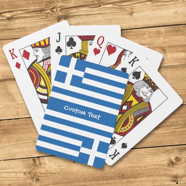 Grekisk flagg casinokort (Skapare uppladdad)