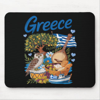 Grekisk flagg outfit idé för barn med Hellenic Musmatta