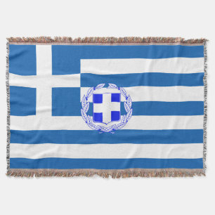 Grekisk flagga filt