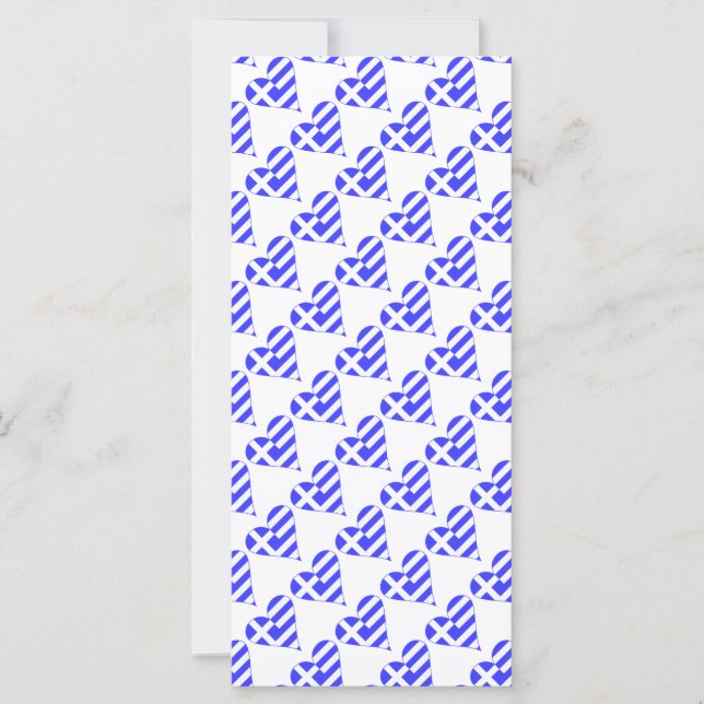 Grekisk Flagga Heart-Funky, kokt (Framsida)