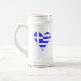 Grekisk Flagga Heart-Funky Sejdel