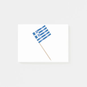 Grekisk flagga post-it block